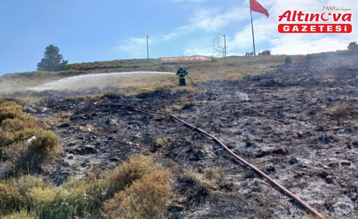 Sinop'ta makilik alanda çıkan yangın söndürüldü
