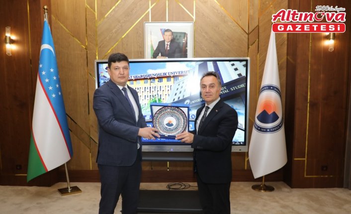 TOGÜ Rektörü Yılmaz'dan Taşkent Devlet Şarkşinaslık Üniversitesine ziyaret