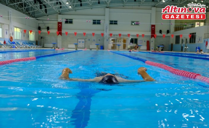 TOGÜ yarı olimpik yüzme havuzu ve fitness salonu halka açık hizmet veriyor