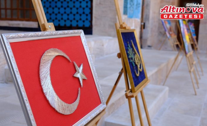 TOGÜ’de “Tasarım bölümleri öğrenci karma filografi ve resim sergisi“ açıldı