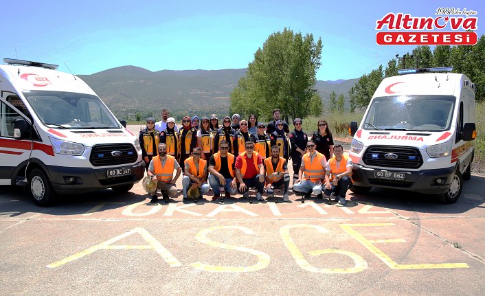 Tokat'ta ambulans sürüş güvenliği eğitimi düzenlendi