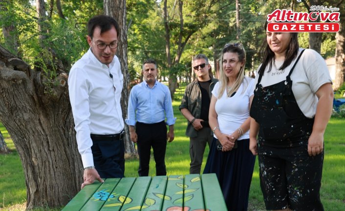 Tokat'ta bulunan Gümenek Mesire Alanı'nda çalışmalar sürüyor