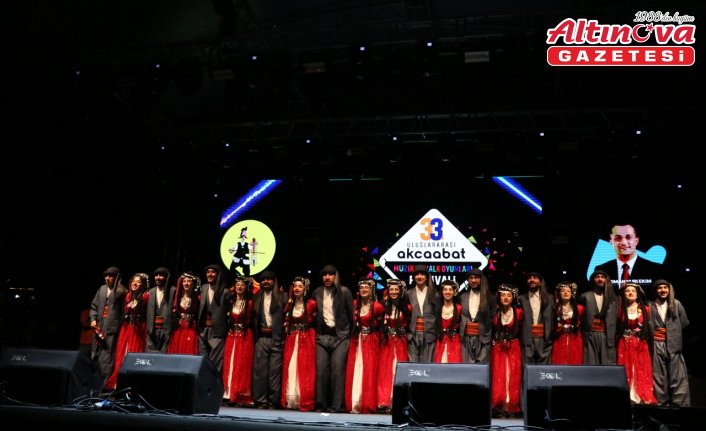 Trabzon'da “33. Uluslararası Akçaabat Müzik ve Halk Oyunları Festivali“ sona erdi