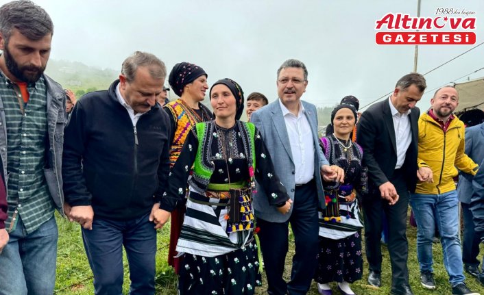 Trabzon'da Lişer ve Beypınarı yaylalarında şenlik düzenlendi