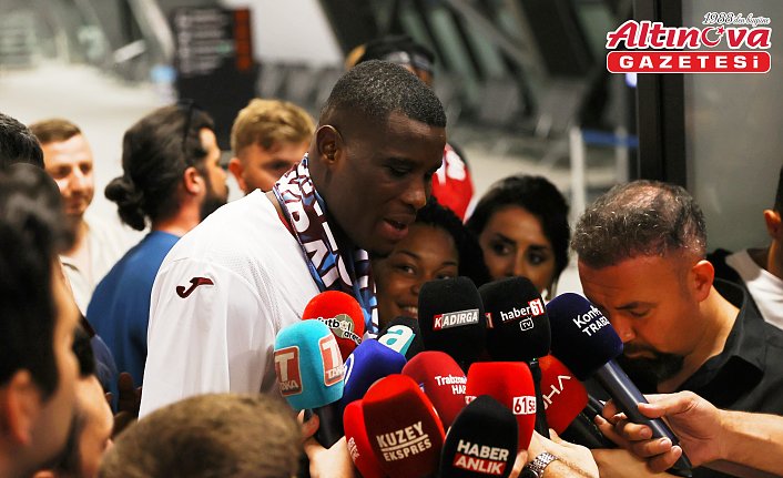Trabzonspor'un transferde anlaştığı Onuachu Trabzon'a geldi
