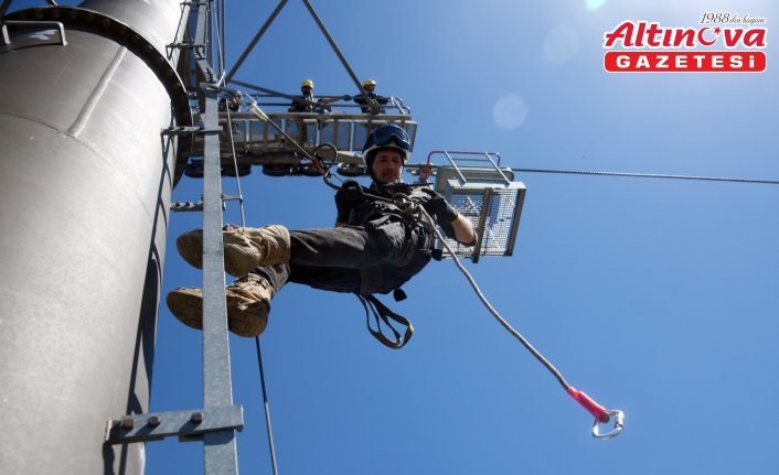Yurduntepe Kayak Merkezi'ndeki teleferik yeni sezon için hazırlanıyor