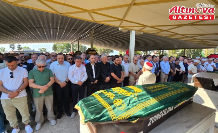 Zonguldak Belediye Başkanı Erdem'in vefat eden babası son yolculuğuna uğurlandı