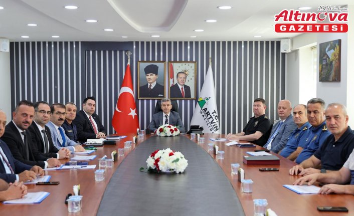 Artvin'de İl Spor Güvenliği Toplantısı yapıldı