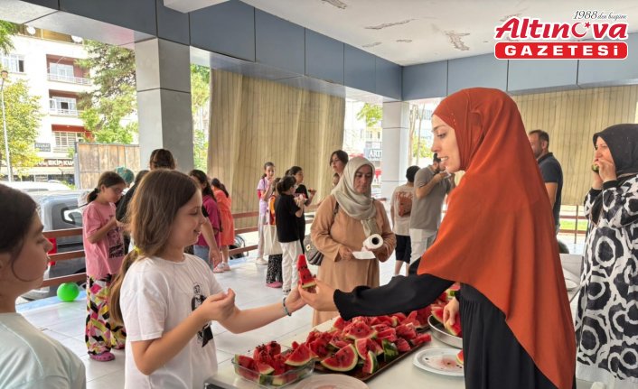 Bafra Gençlik Merkezi'nde Kur'an kursu öğrencileri için etkinlik