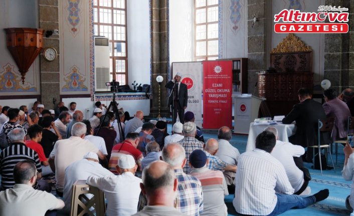 Ezanı Güzel Okuma Yarışması Türkiye finali Samsun'da yapıldı