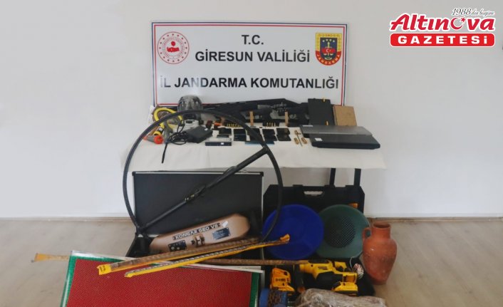 Giresun merkezli tarihi eser kaçakçılığı operasyonunda 3 şüpheli tutuklandı