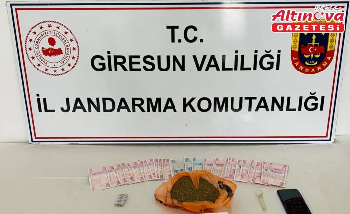 Giresun'da uyuşturucu operasyonunda 1 şüpheli tutuklandı