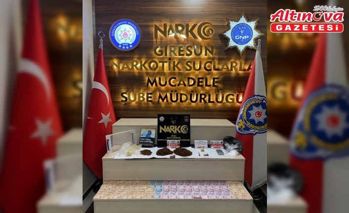Giresun'da uyuşturucu operasyonunda yakalanan 1 kişi tutuklandı