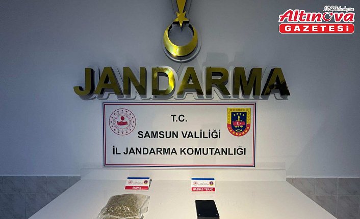 Bafra'da uyuşturucu ticareti yaptığı iddiasıyla yakalanan zanlı tutuklandı
