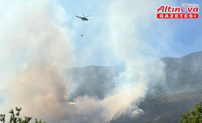 GÜNCELLEME  - Bartın'da ormanlık alanda çıkan yangına müdahale ediliyor