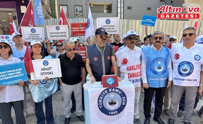 Karabük'te sendikalardan kamu toplu sözleşmesine ilişkin açıklama