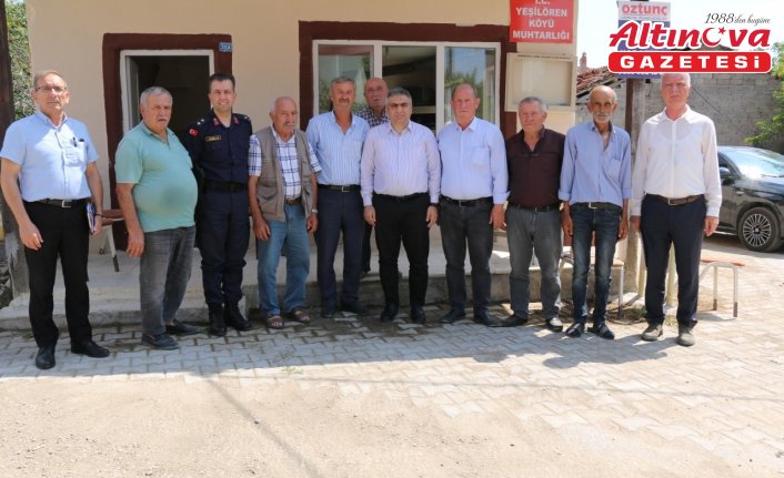 Merzifon Kaymakamı Karaaslan köy ziyaretlerinde bulundu