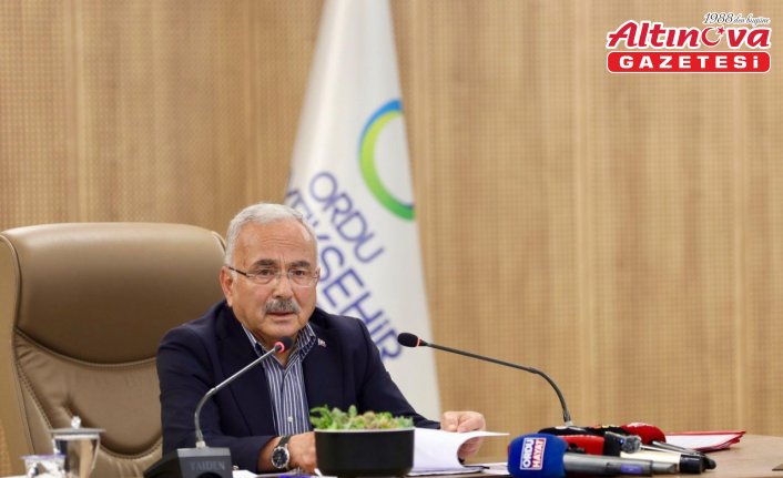 Ordu Büyükşehir Belediyesi Meclis Toplantısı yapıldı