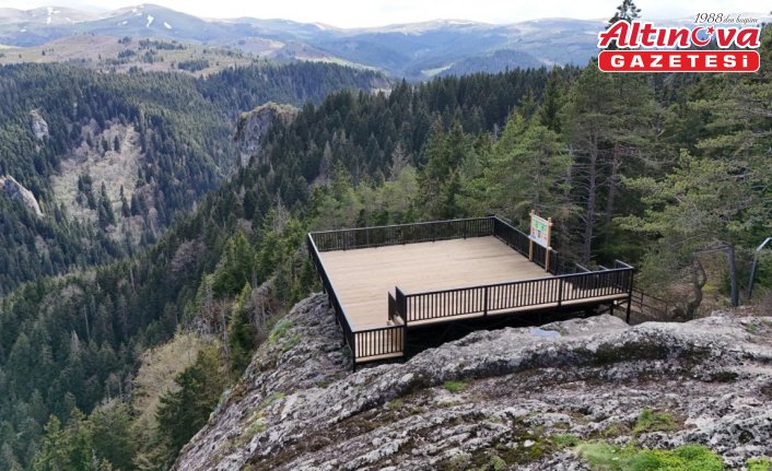 Ordu'da Çambaşı Yaylası'ndaki seyir terası turizmi canlandırdı