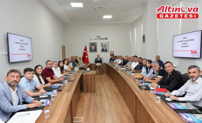 Ordu'da Turizm Geliştirme Kurulu Toplantısı yapıldı
