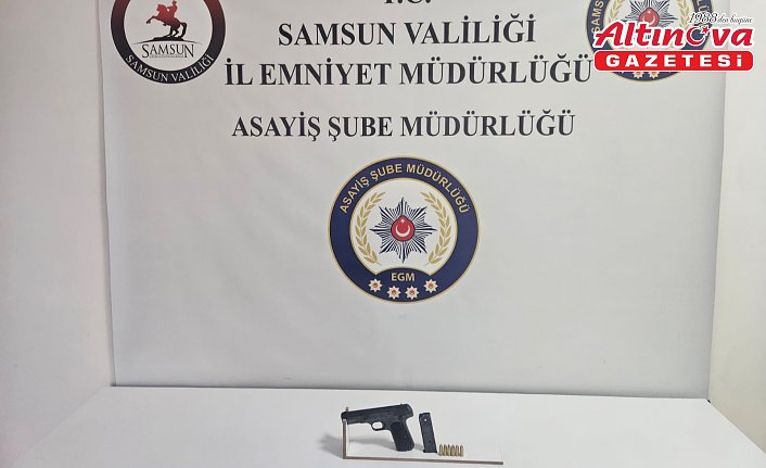 Bafra'da silahla bir kişiyi yaralayan şüpheli yakalandı