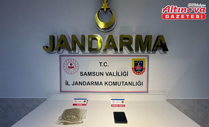 Bafra'da uyuşturucu ticareti yaptığı iddiasıyla bir kişi yakalandı