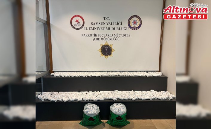 Samsun'da 45 bin sentetik uyuşturucu hap ele geçirildi