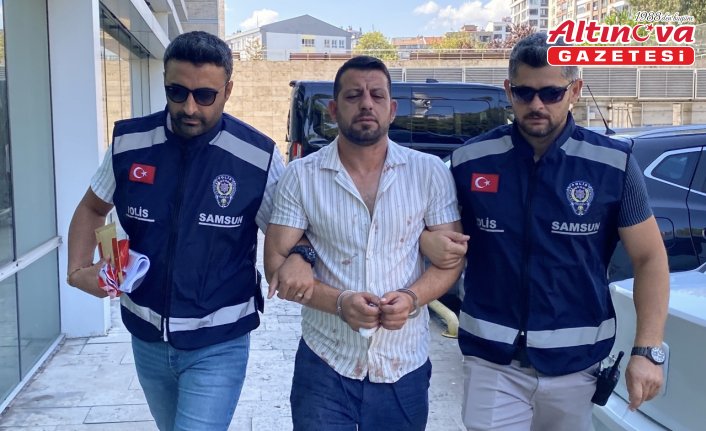 Samsun'da birbirlerini yaralayan kadın ile erkek arkadaşı gözaltına alındı