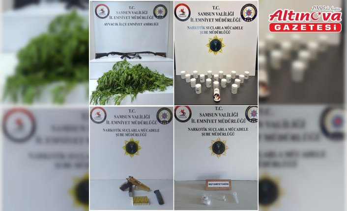 Samsun'da uyuşturucu operasyonunda 7 kişi yakalandı