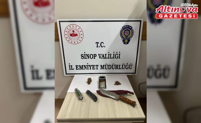 Sinop'ta uyuşturucu operasyonunda 3 zanlı yakalandı