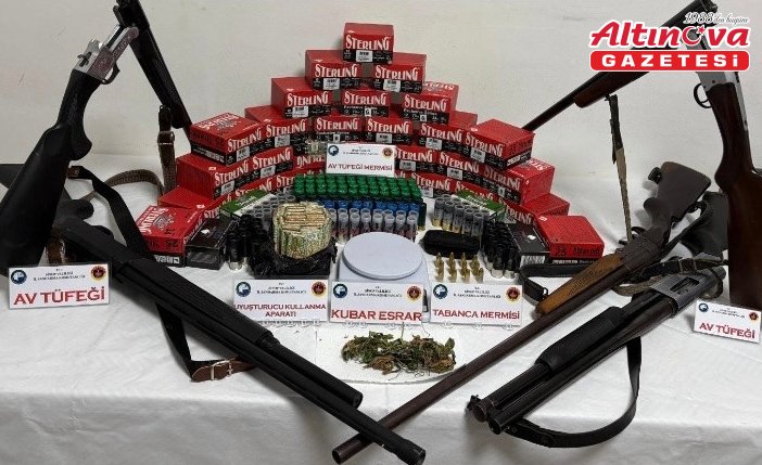 Sinop’ta uyuşturucu ve silah operasyonlarında 3 zanlı yakalandı