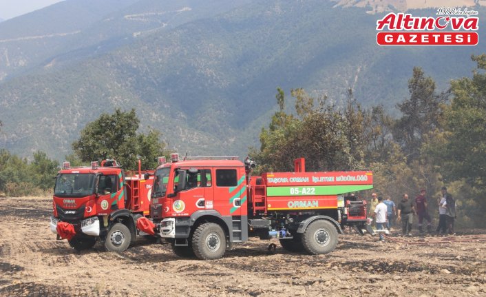 Taşova’da tarım alanında çıkan yangın söndürüldü