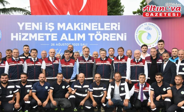 TİSKİ'nin araç filosuna 19 iş makinesi eklendi