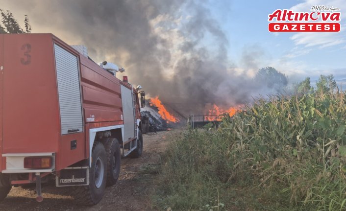 Tokat'ta kumaş deposunda çıkan yangın kontrol altına alındı