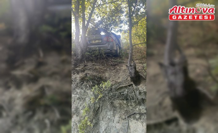 Tokat'ta yoldan çıkan otomobilin sürücüsü yaralandı