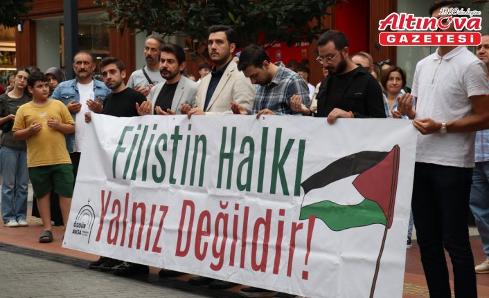 Trabzon'da Filistin'e destek yürüyüşü düzenlendi