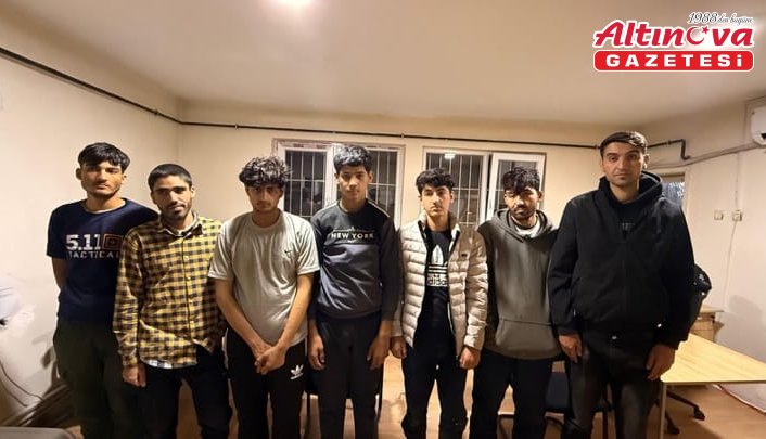 Amasya'da 8 düzensiz göçmen yakalandı