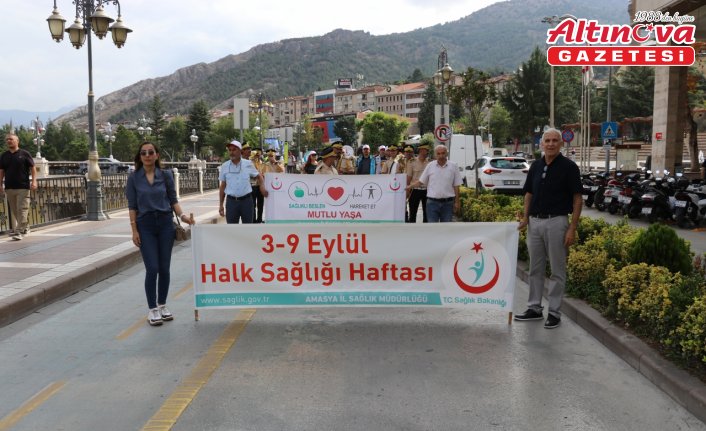 Amasya'da “Halk Sağlığı Haftası“ yürüyüşü yapıldı