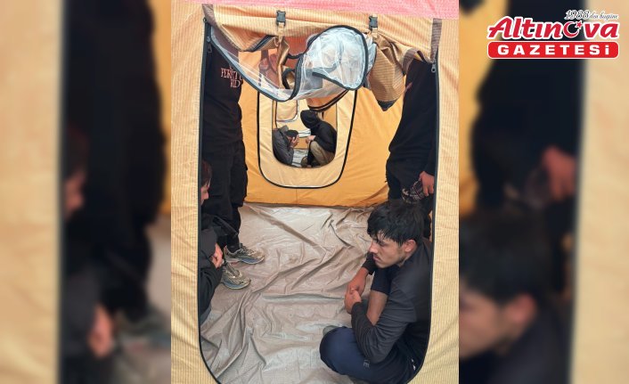 Amasya'da tır dorsesinde 17 düzensiz göçmen yakalandı