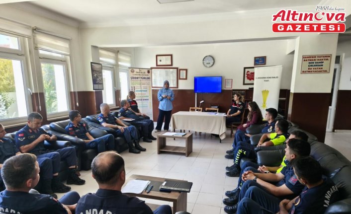 Artova'da jandarma personeline “bağımlılık“ eğitimi verildi