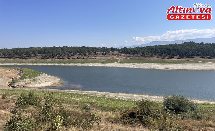 Bolu'daki Gölköy Baraj Gölü'nde su seviyesi yüzde 22'ye düştü