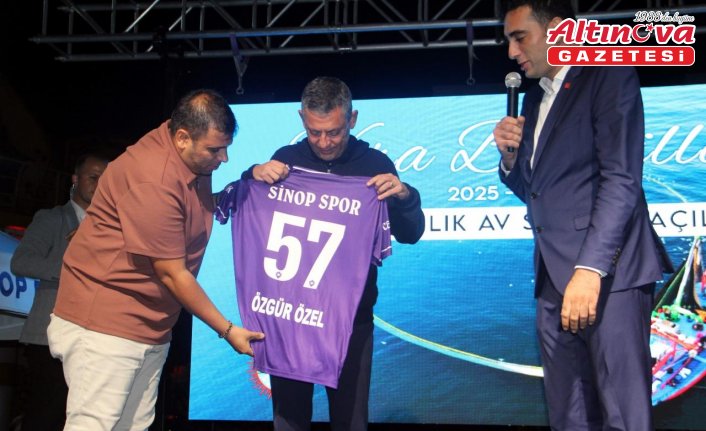 CHP Genel Başkanı Özel, Sinop’ta balıkçılık sezonu açılışına katıldı