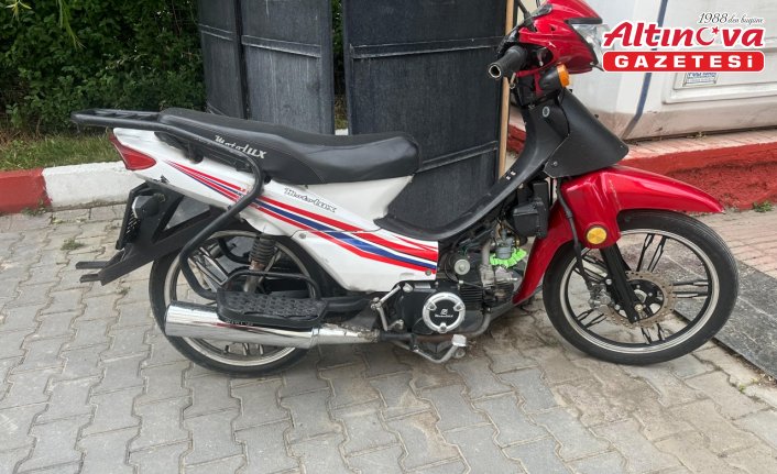 Çorum'da çalınan motosiklet Alaca ilçesinde bulundu