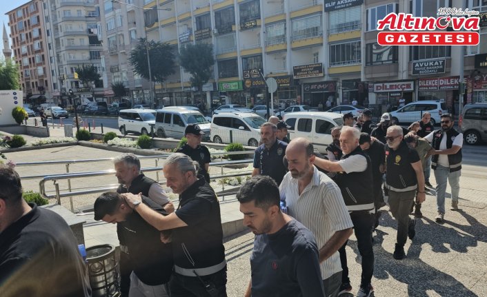 Çorum'da “change“ araç operasyonunda 9 şüpheli yakalandı