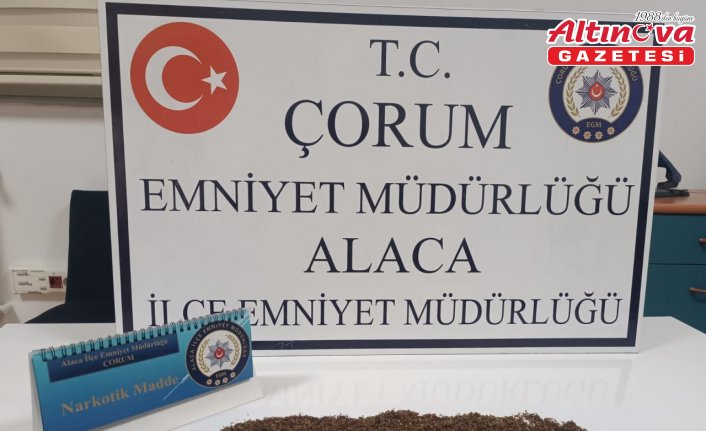 Çorum'da üzerinde uyuşturucu bulunan 3 zanlı gözaltına alındı