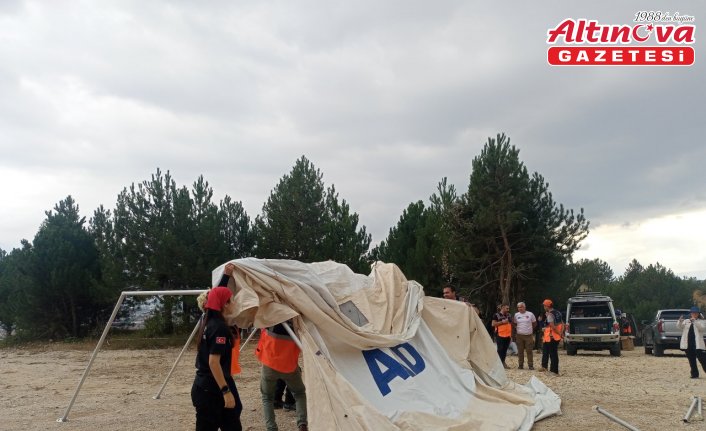 Destek AFAD Gönüllüleri, yarışmada becerilerini test etti