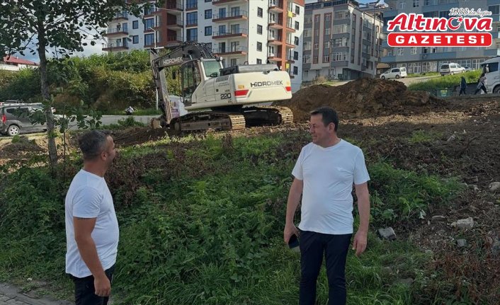 Espiye Belediye Başkanı Karadere, çalışmaları yerinde inceledi