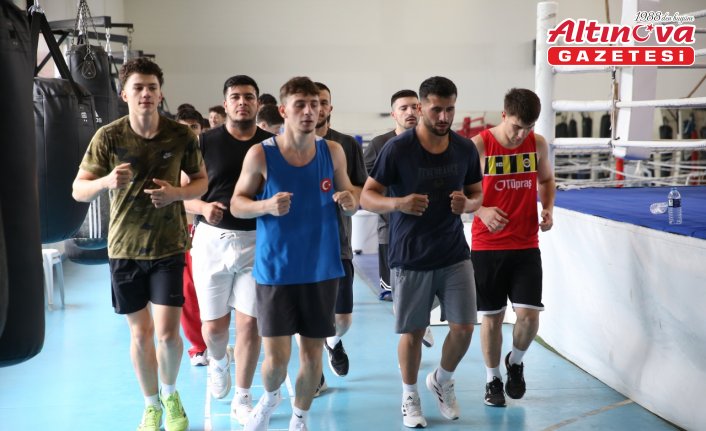 Genç Erkek Boks Milli Takımı, Avrupa Şampiyonası'na Kastamonu'da hazırlanıyor