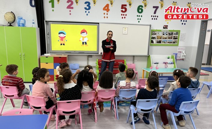 Havza'da anaokulu öğrencilerine “mahremiyet“ eğitimi verildi