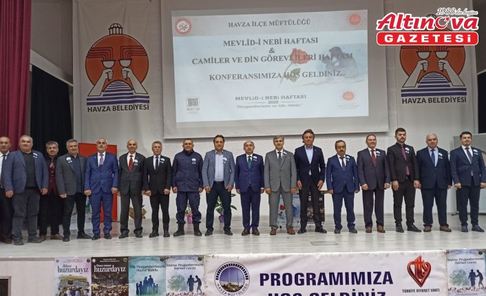 Havza'da “Peygamber Hayatı, Aile Ahlaki ve Ailede Sabır“ konferansı düzenlendi